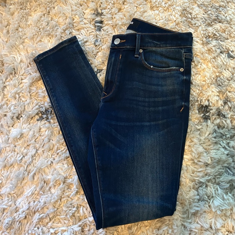 Express Dark Blue Women's Jeans lined